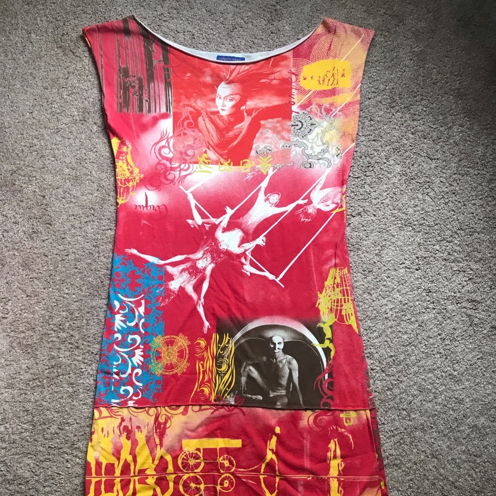 Cirque du soleil shift dress